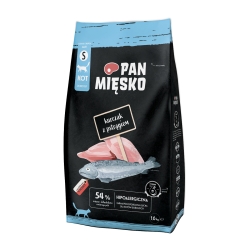 PAN MIĘSKO Kurczak z pstrągiem, granulat S 1,6kg